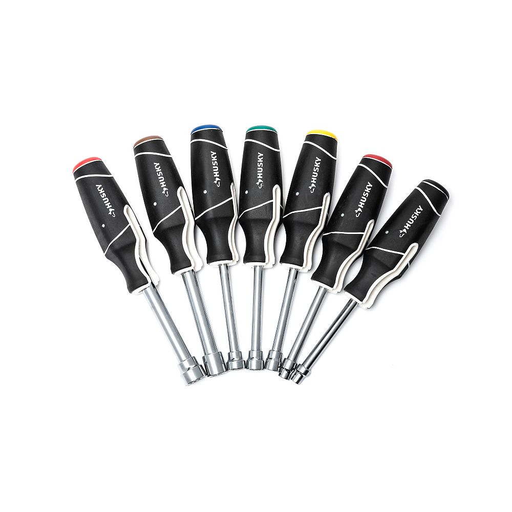 Husky THandle Nut Driver Set (7Piece) The Home Depot Canada