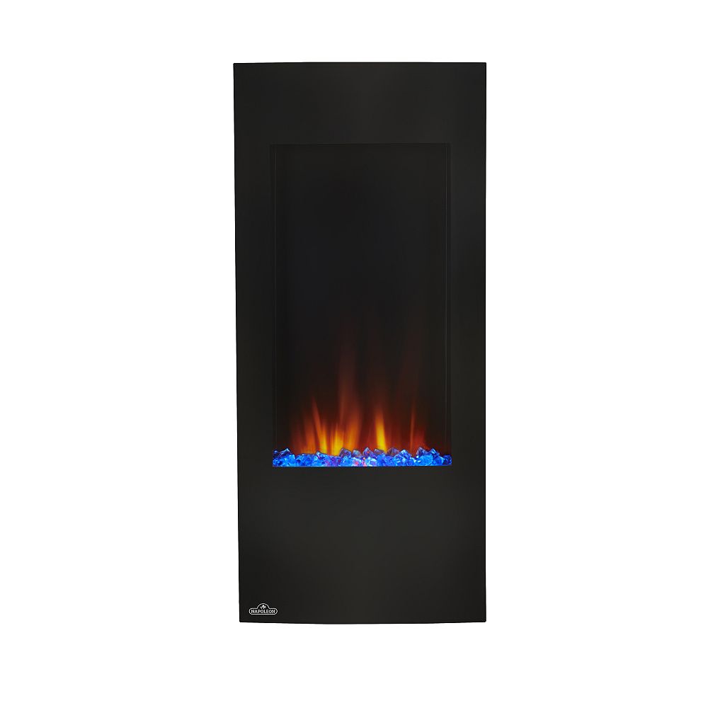 38 Inch Wall Mount Electric Fireplace, Napoleon Azure Vertical 38 Inch Wall Mount Electric Fireplace