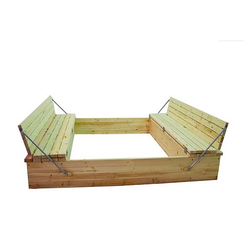 Wood Sand Boxes Playsets & Swing Sets The Home Depot Canada