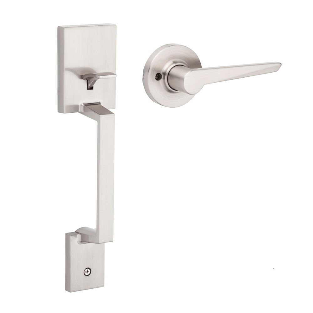 Weiser Amador/Tristan Handleset Mix & Match in Satin Nickel The Home