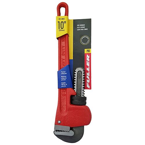 Fuller Pro Series Precision-Milled 10-inch Pipe Wrench