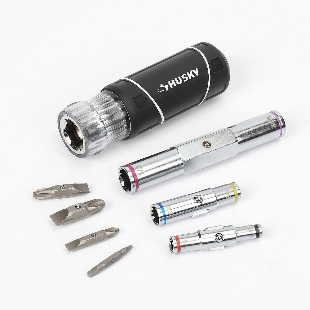 Husky 14In1 Screwdriver And Nut Driver Set The Home Depot Canada