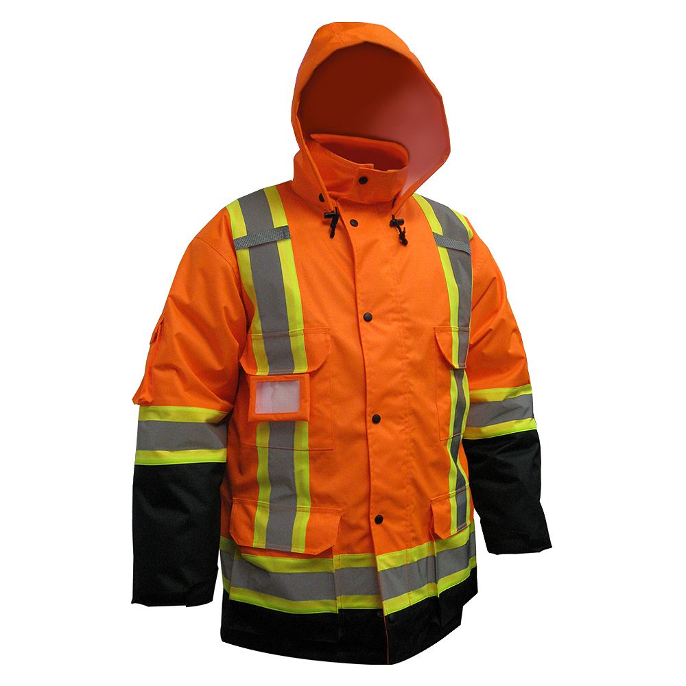 Workhorse RIP-STOP JACKET ORANGE, SIZE 3L | The Home Depot Canada