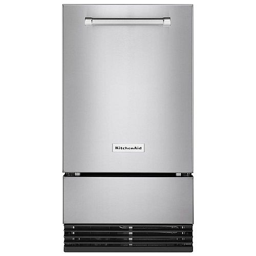 18-inch W 35 lb. Automatic Ice Maker in PrintShield Stainless Steel