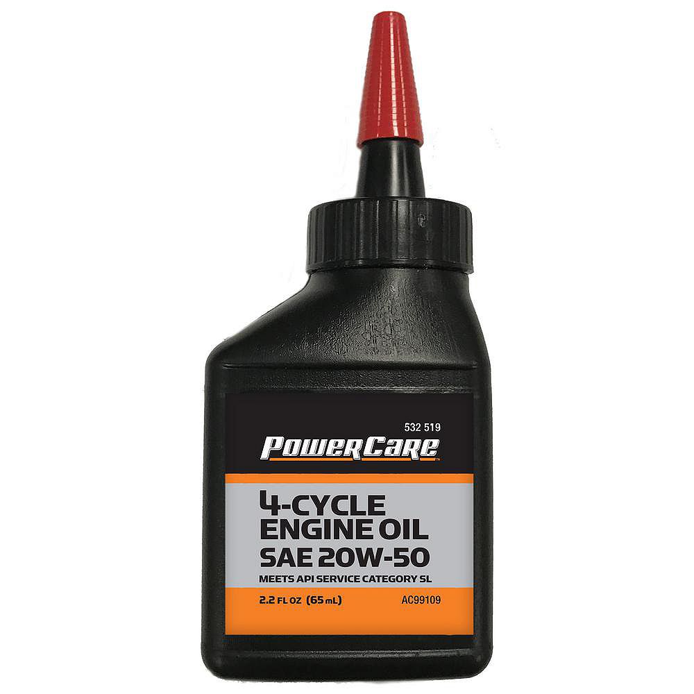 Power Care 2.2 oz. SAE 20W-50 4-cycle Oil | The Home Depot ...