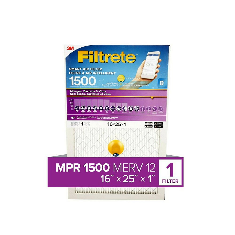 Filtrete Filters 16inch x 25inch x 1inch Ultra Smart Air Filter