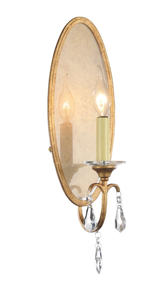 CWI Lighting Electra 6 inch 1 Light Wall Sconce with Oxidized Bronze