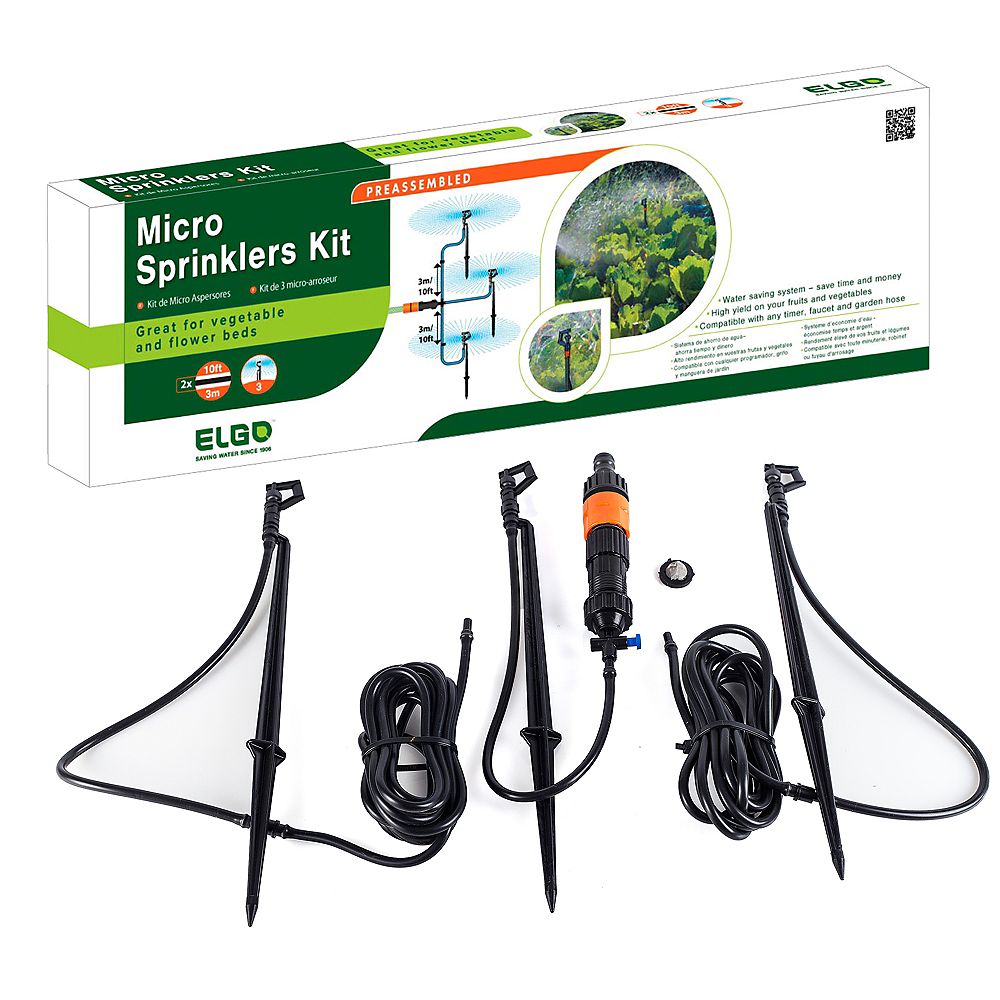 Genesis 65 Ft Customizable Portable Sprinkler Watering System Genesis 65 Ft Customizable Portable Sprinkler Watering System