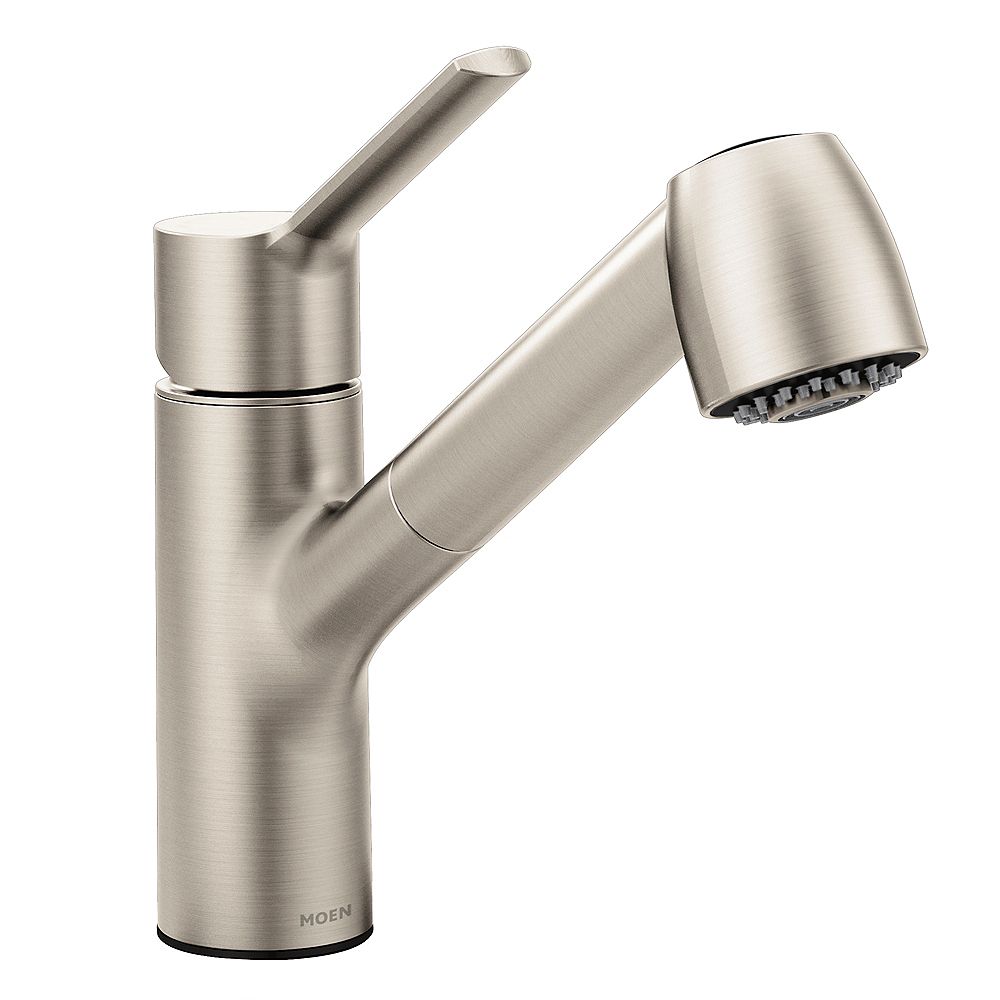 moen pullout kitchen faucet single handle        <h3 class=