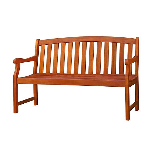 Malibu Outdoor Patio 5-ft Wood Garden Bench