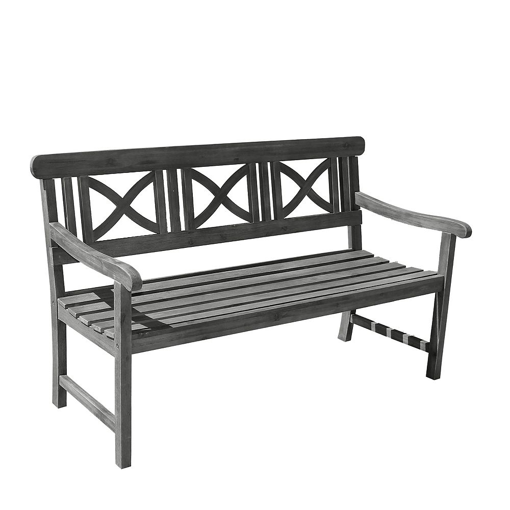 Home Depot Garden Bench / Evergreen 50 In Dragonfly Metal Outdoor