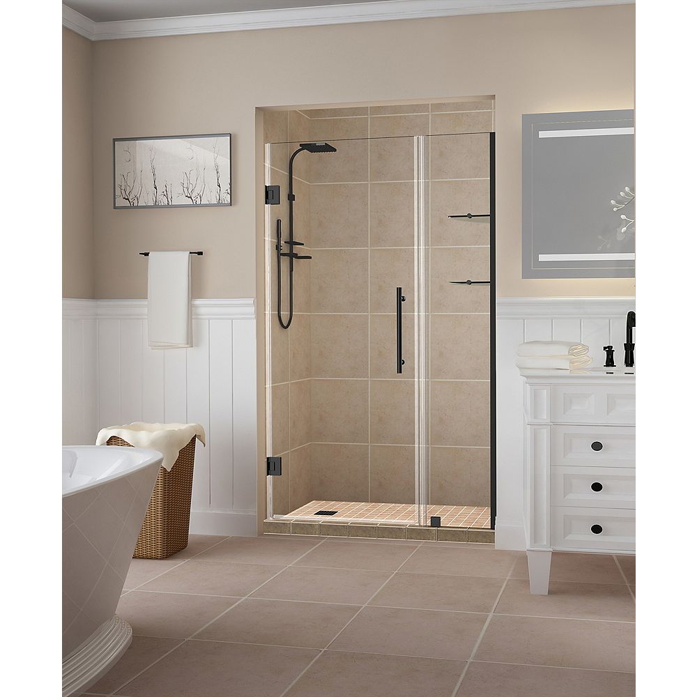 Aston Belmore Gs 35 25 36 25 Inch X 72 Inch Frameless Hinged Shower