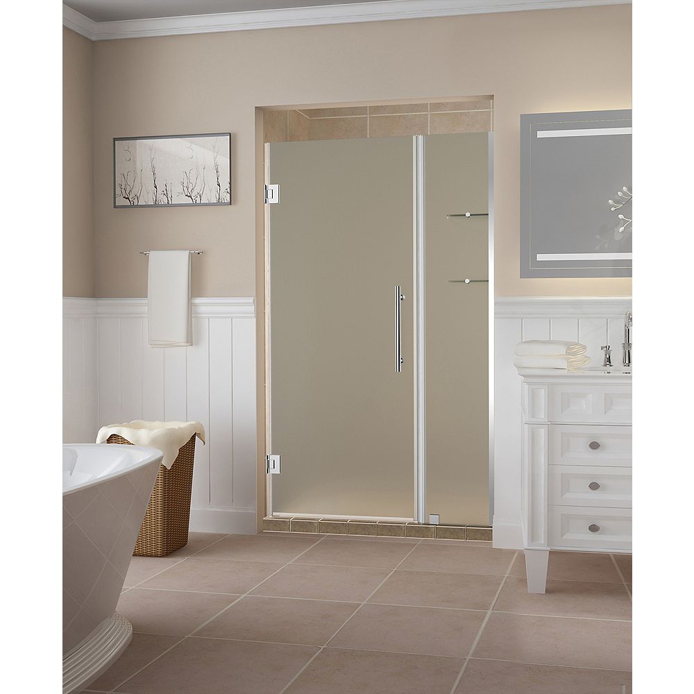 Aston Belmore Gs 41 25 42 25 X 72 Inch Frameless Hinged Shower Door W