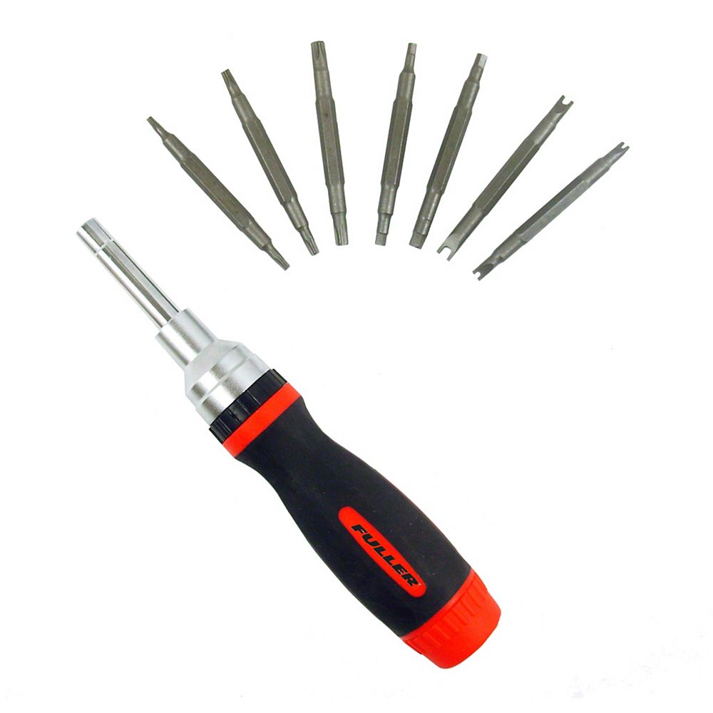 Fuller MultiPurpose Ratcheting Screwdriver with TamperProof Security