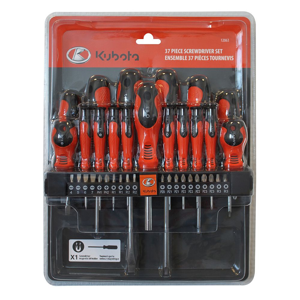 Kubota 37Piece Screwdriver Set The Home Depot Canada