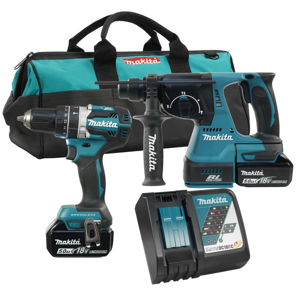 MAKITA 18V LXT 2-Piece Combo 5.0Ah Kit | The Home Depot Canada