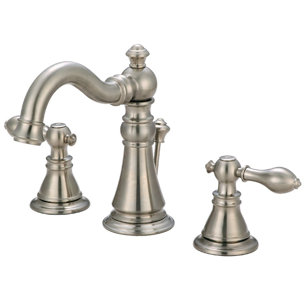 Kingston Brass Classic 8 Inch Widespread 2 Handle High Arc Bathroom Faucet In Satin Nickel The 5213