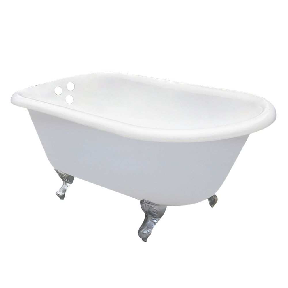 4.5 foot clawfoot tub