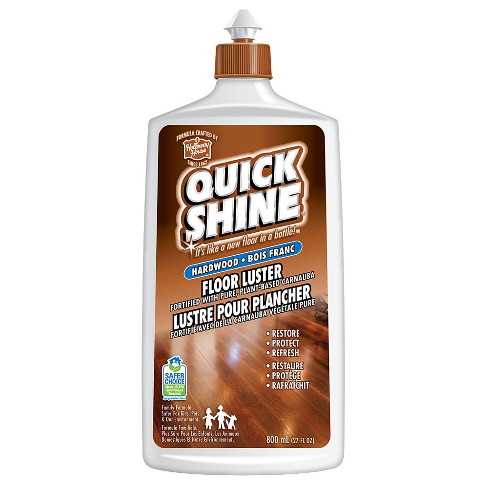 Quick Shine 27 oz. High Traffic Hardwood Floor Luster The Home Depot