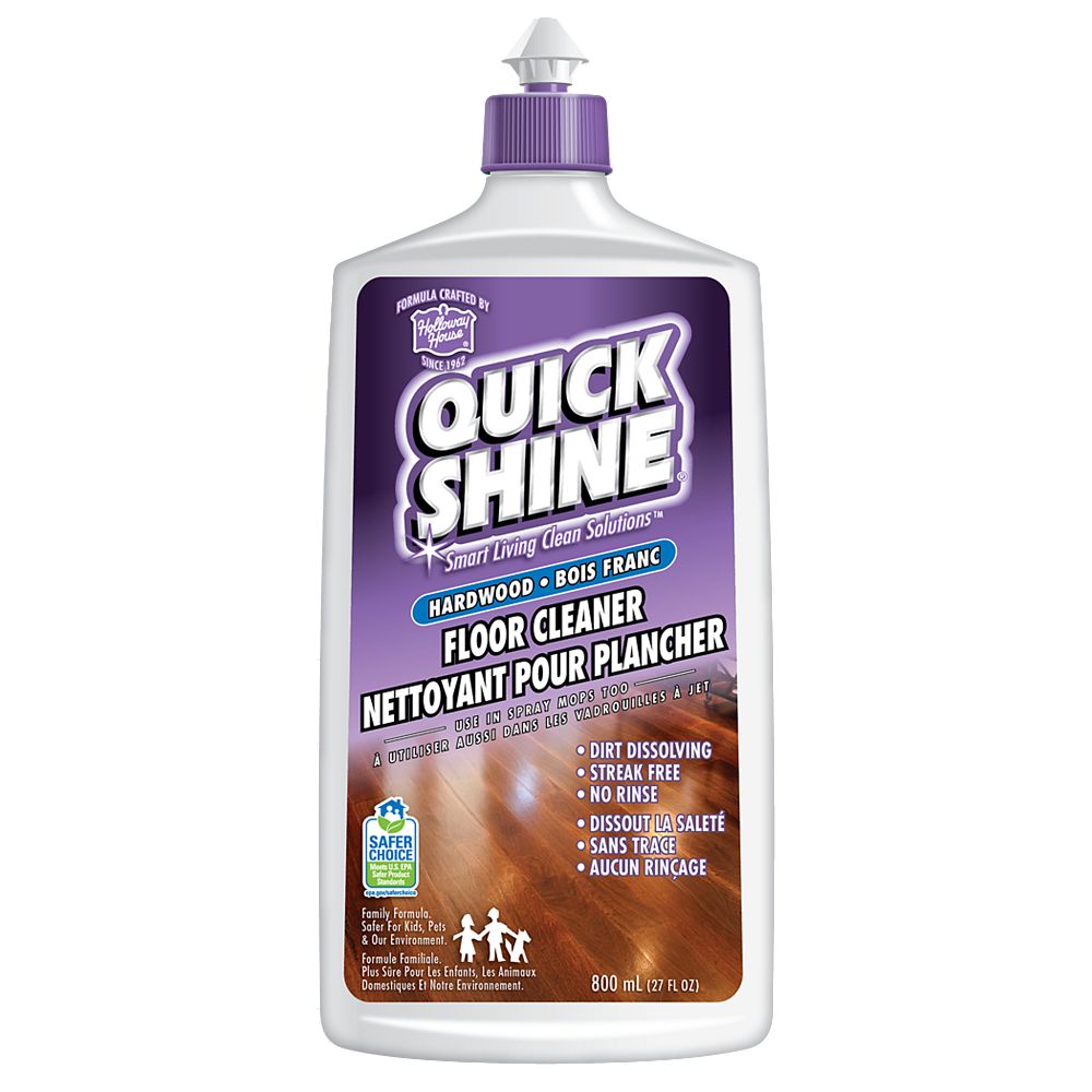 Quick Shine 27 oz. High Traffic Hardwood Floor Cleaner The Home Depot