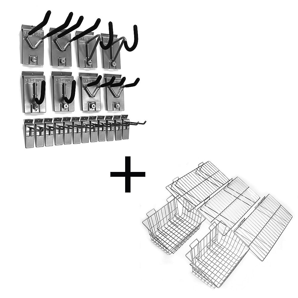 Proslat Wall Storage Solutions Ultimate Bundle Kit The Home Depot