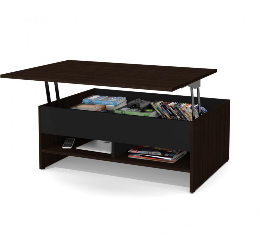 small coffee table with storage
