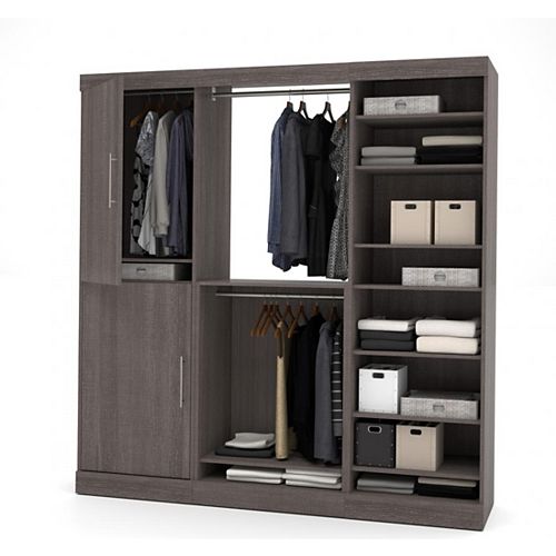 Nebula 80 inch Storage kit - Bark Gray