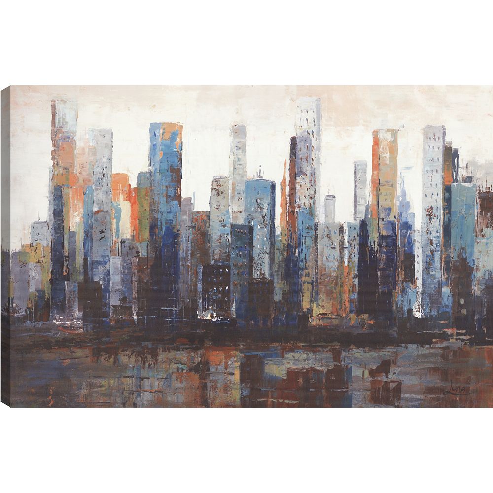 Art Maison Canada Paysage urbain III, Art du paysage, toile impression Wall Art Home Depot Canada