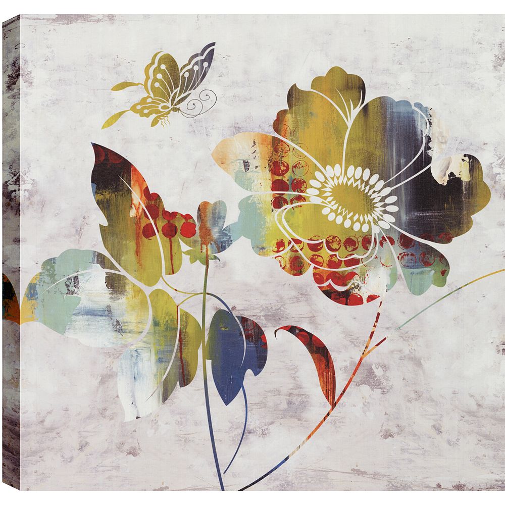 Art Maison Canada Floral Colors II, Floral Art, Canvas Print Wall Art The Home Depot Canada