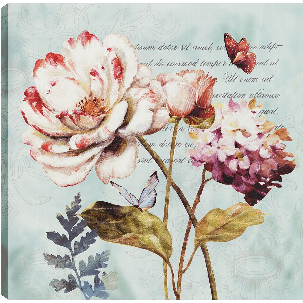 Art Maison Canada Floral Colors IV, Floral Art, Canvas Print Wall Art The Home Depot Canada