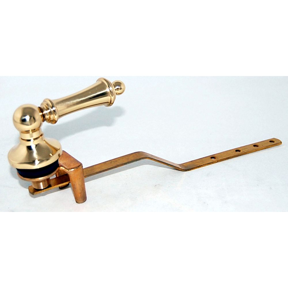 Jag Plumbing Products Toilet Tank Lever for Toilets in Polished Brass