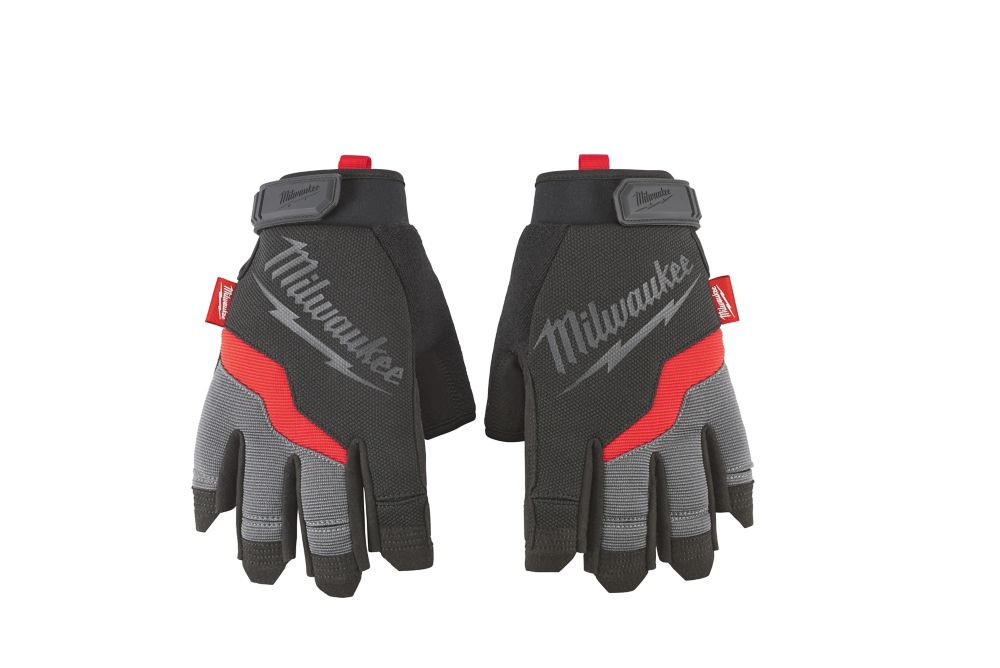 Fingerless work gloves small Clearance