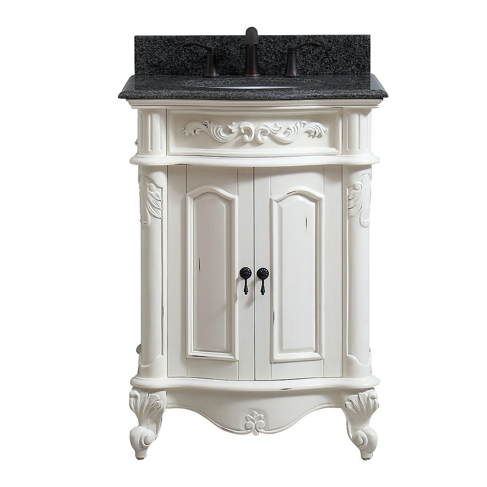 Avanity Provence 25 inch Vanity in Antique White finish ...