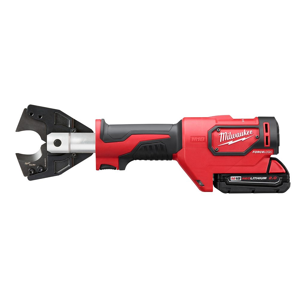 Milwaukee Tool M18 18 Volt Lithium Ion Cordless Cable Cutter Cy Al Jaws The Home Depot Canada