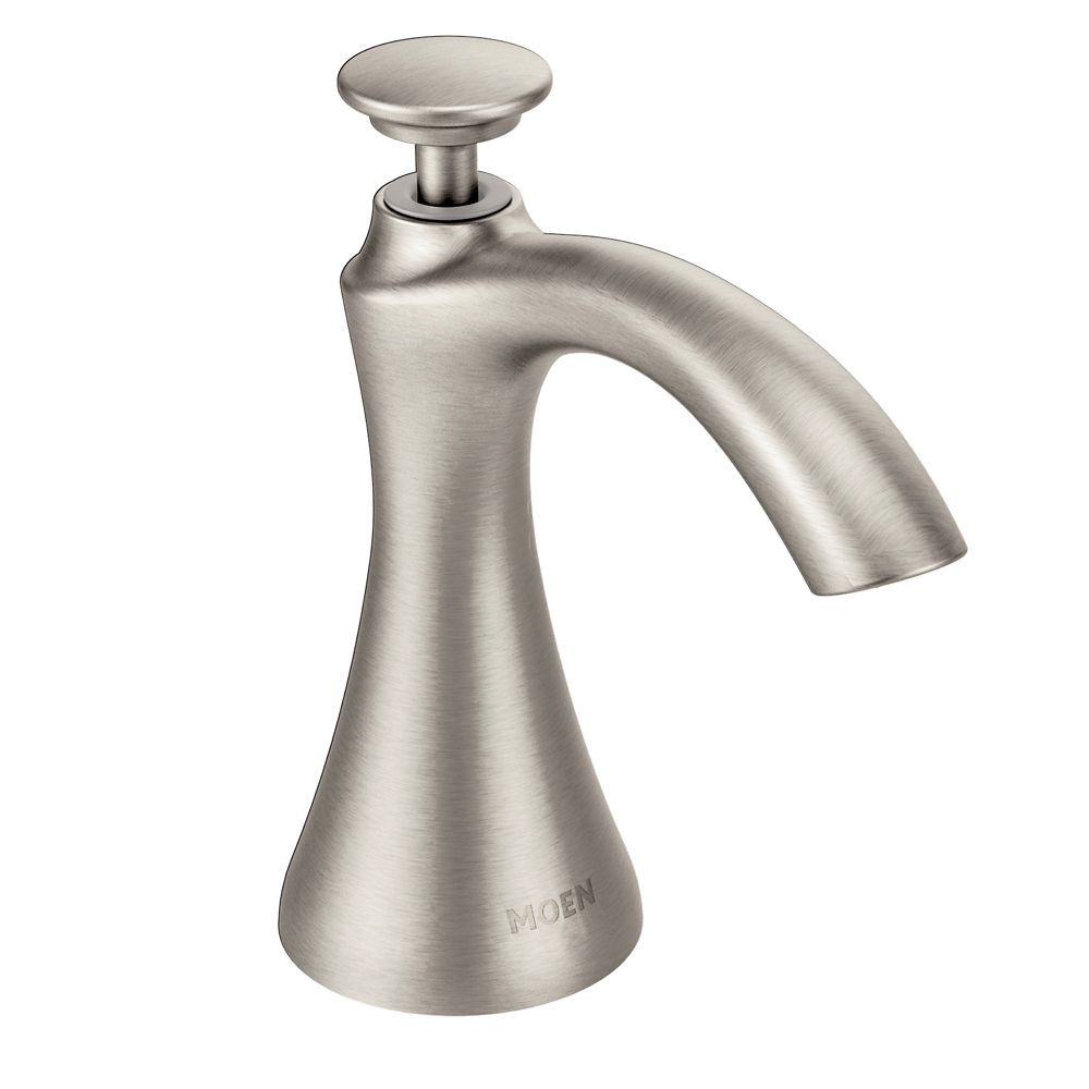 MOEN Transitional Soap Dispenser In Spot Resist Stainless The Home   P 1001166914 