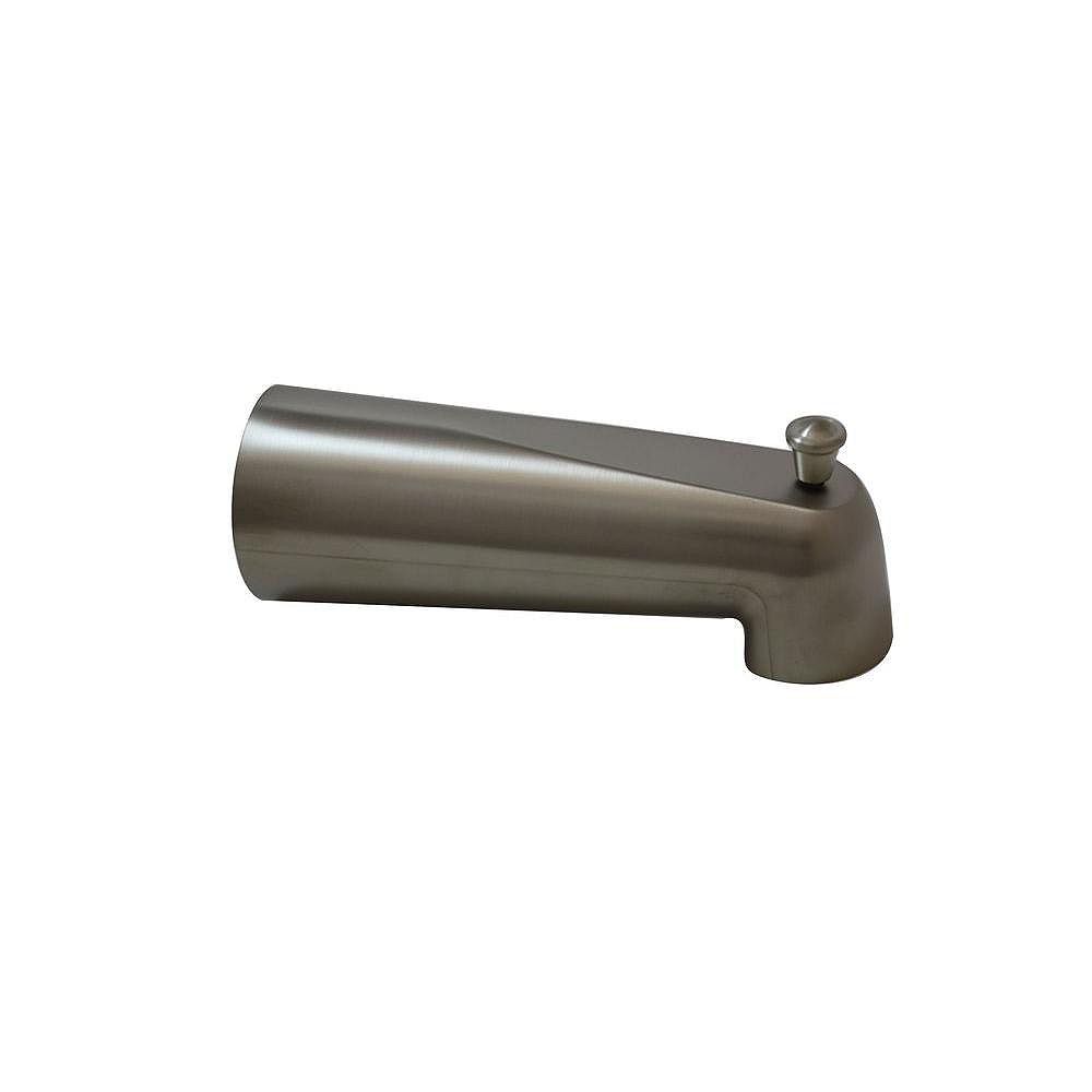 MOEN Diverter Tub Spout in Brushed Nickel | The Home Depot Canada