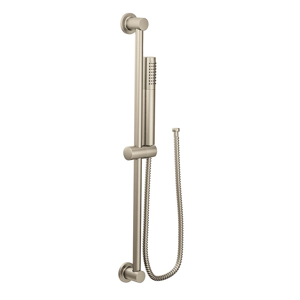 MOEN 1Spray Handheld Hand Shower with Slide Bar in Brushed Nickel