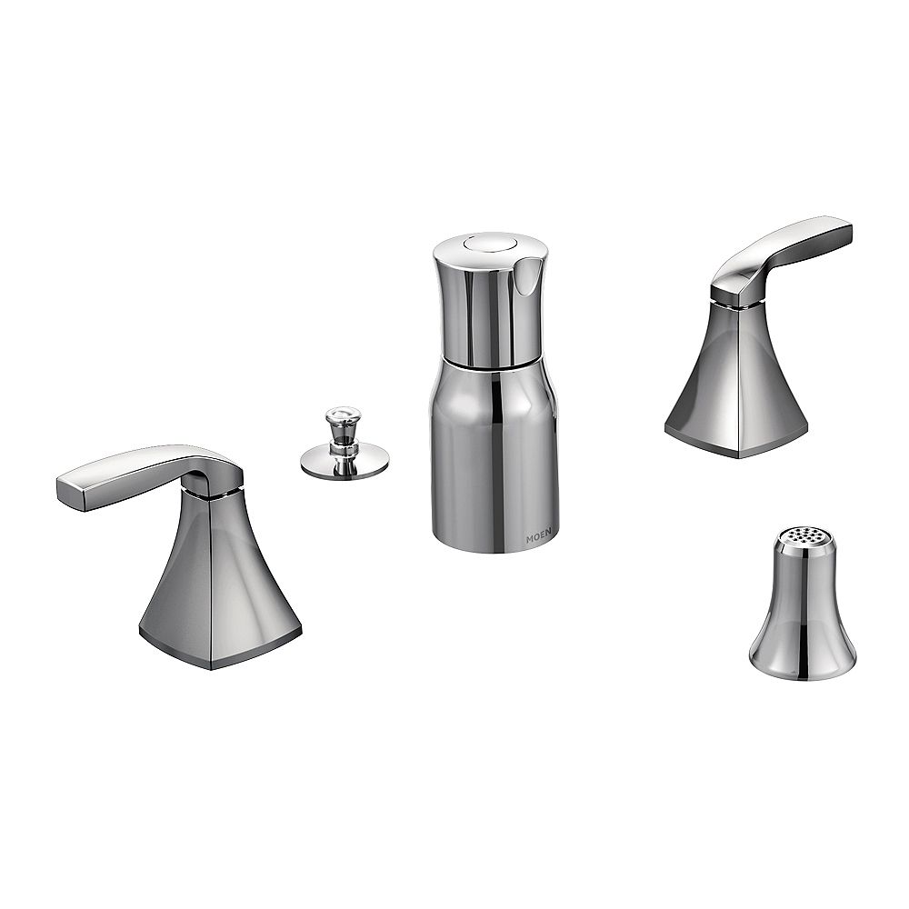 MOEN Voss 2Handle Bidet Faucet Trim Kit in Chrome (Valve Not Included