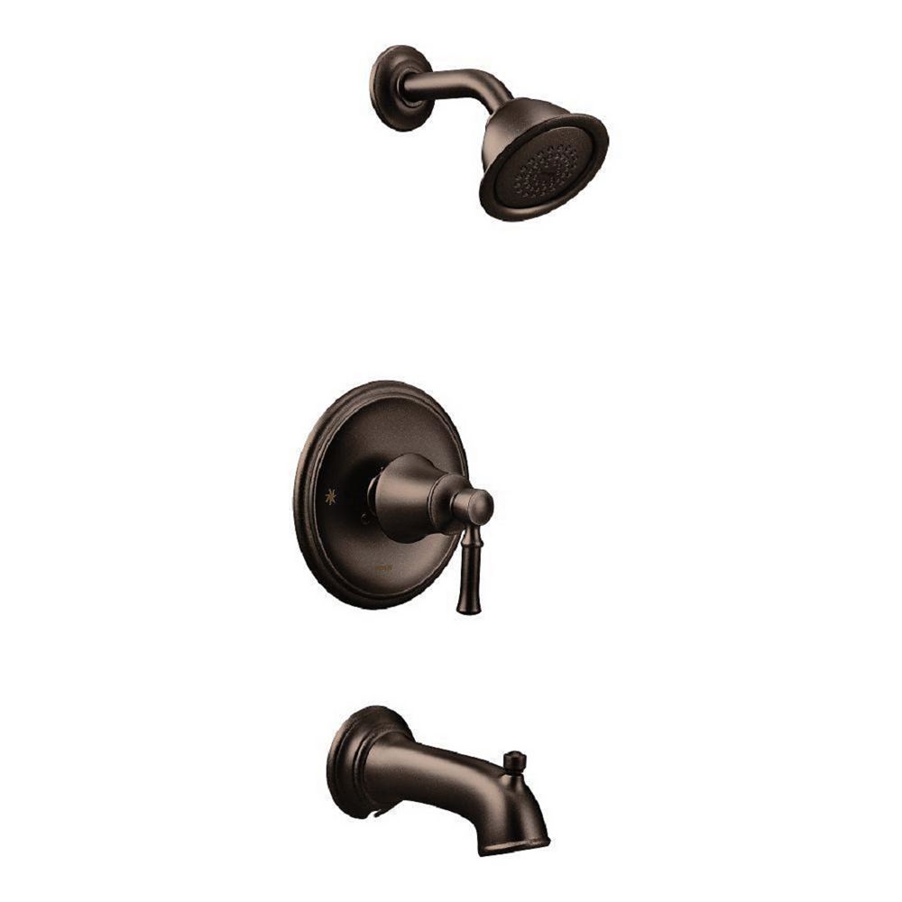 MOEN Dartmoor PosiTemp SingleHandle WallMount Faucet Trim Kit in Oil