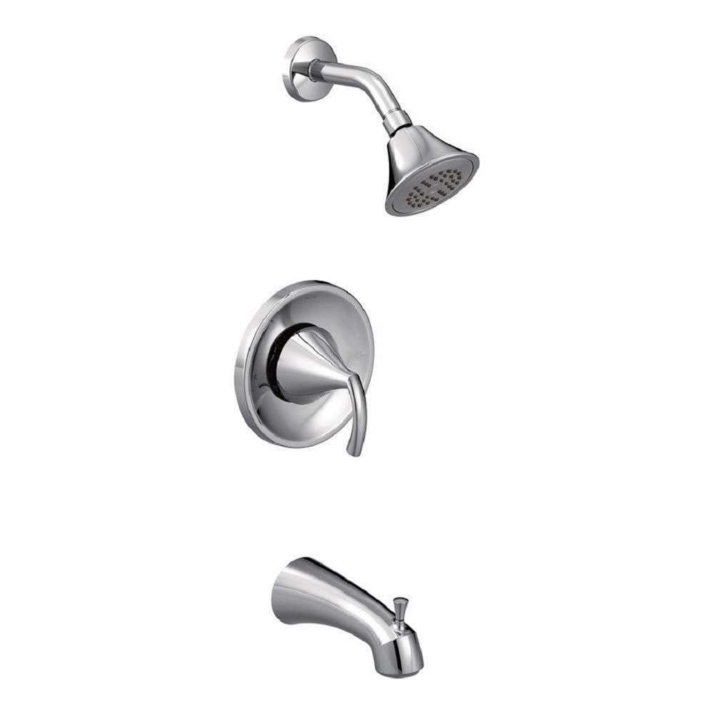 MOEN Glyde 1Spray SingleHandle PosiTemp Tub and Shower Faucet Trim
