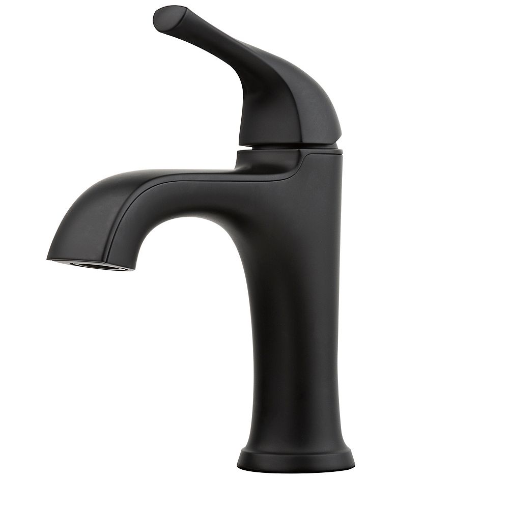 Pfister Ladera Single Control Bathroom Faucet In Black The Home Depot Canada