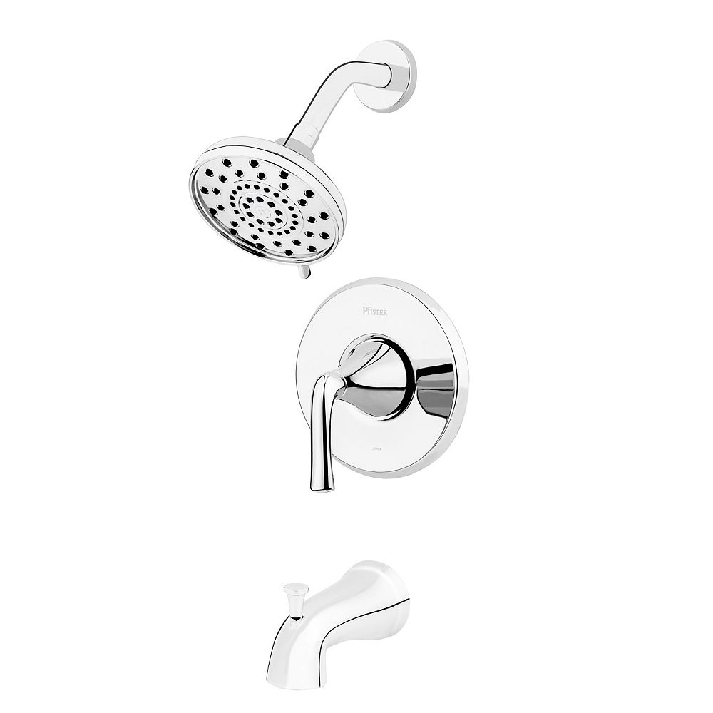 Pfister Ladera Tub & Shower in Polished Chrome | The Home Depot Canada