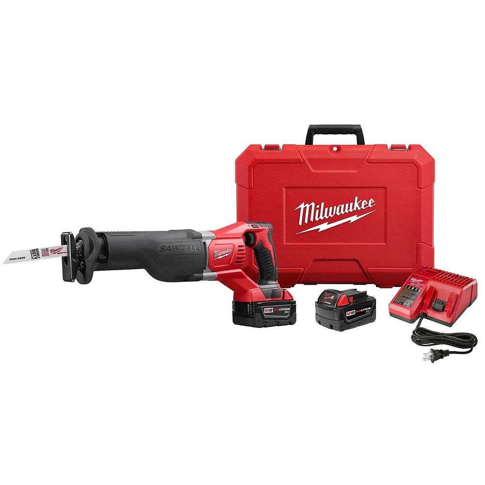 Milwaukee Tool M18 18Volt LithiumIon Cordless SAWZALL Reciprocating
