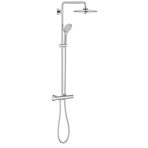 Euphoria 3-spray 10.25 inch Dual Shower Head and Handheld Shower Head in Chrome