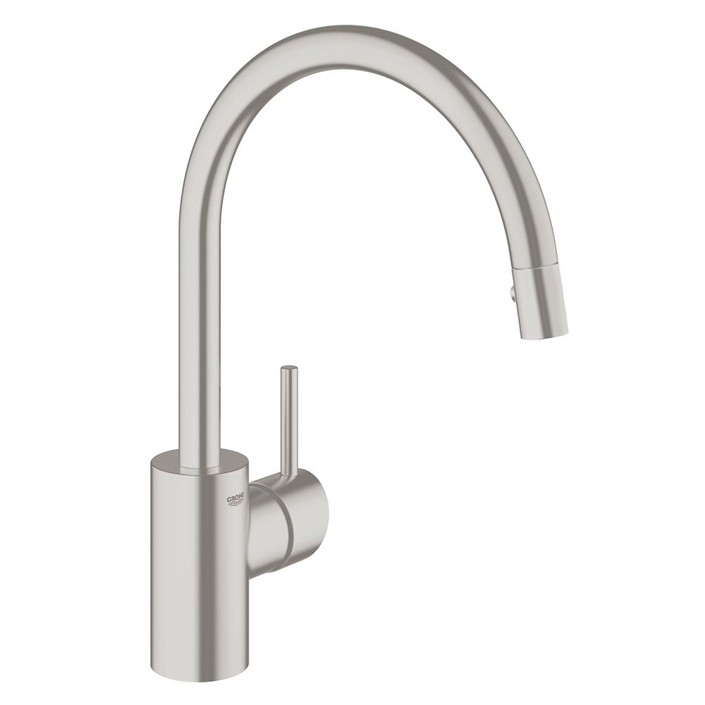 GROHE Concetto SingleHandle PullDown Sprayer Kitchen Faucet with Dual