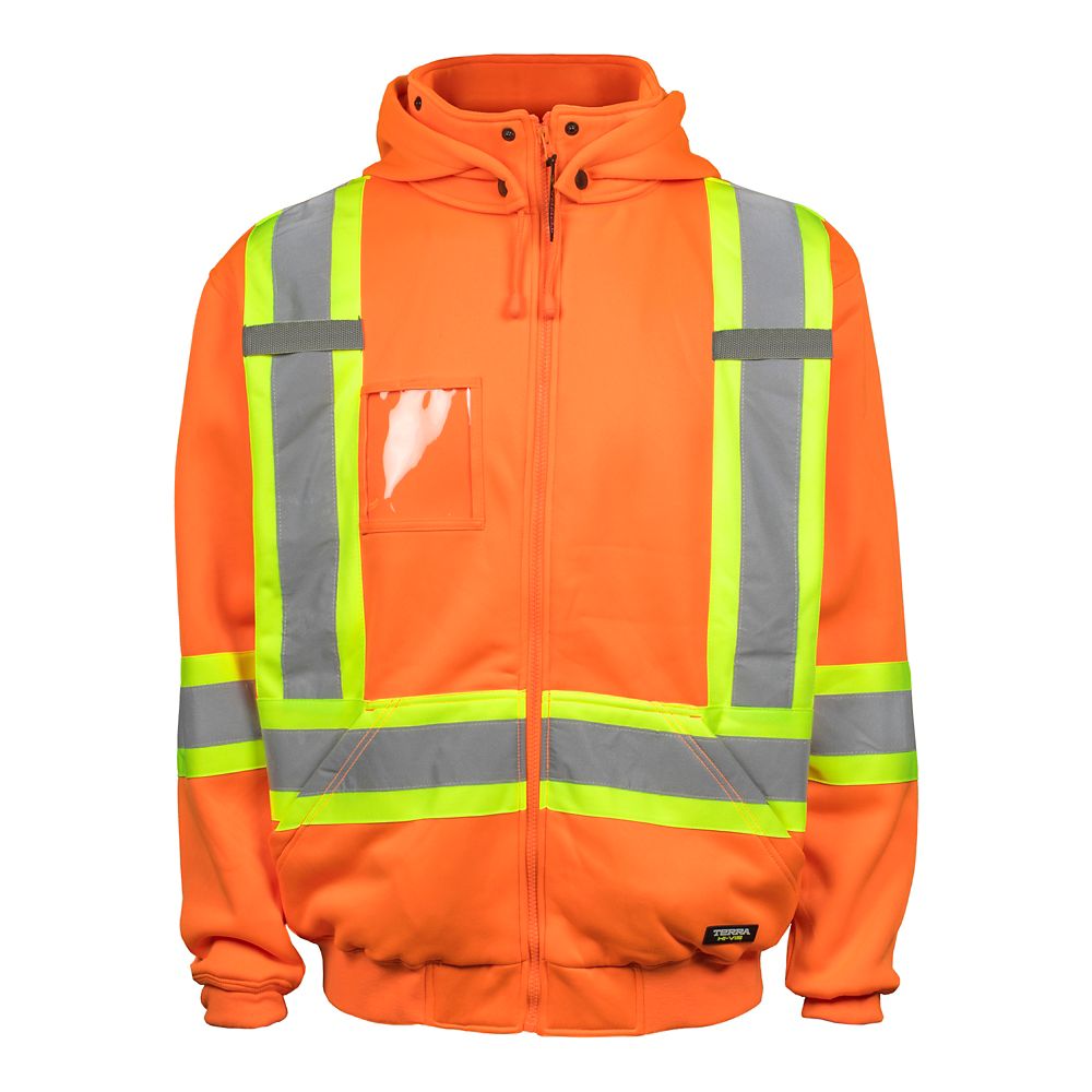 hi vis work hoodie