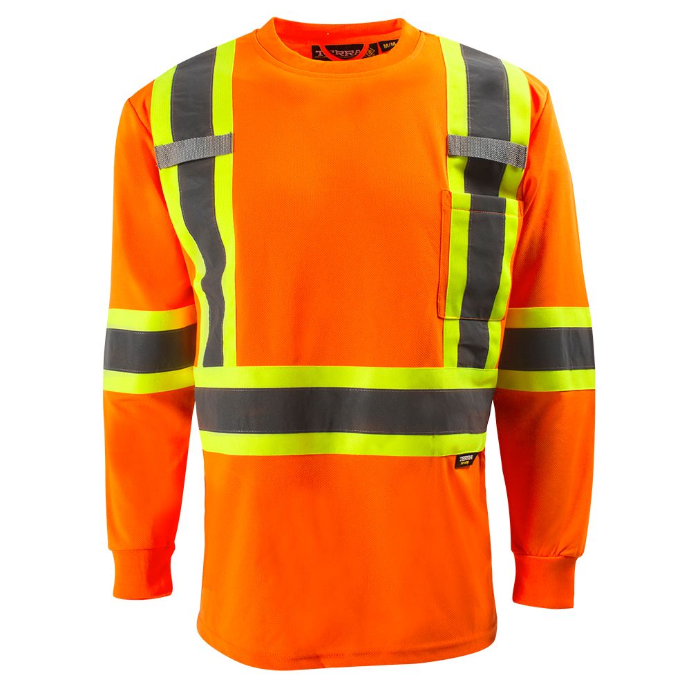 long sleeve hi vis t shirt