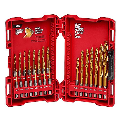 SHOCKWAVE IMPACT DUTY Titanium Drill Bit Set (23-Piece)