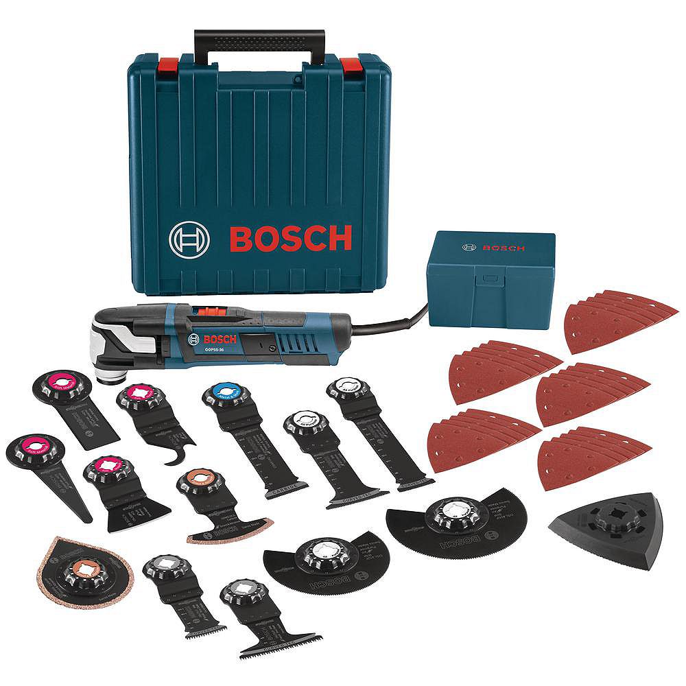 Bosch StarlockMax Oscillating MultiTool Kit with Case (40Piece) The