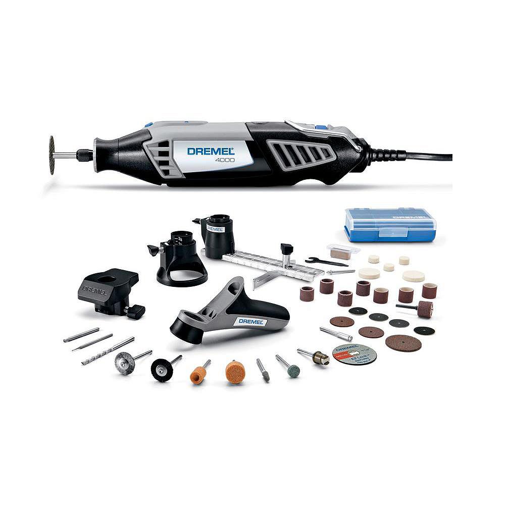 Dremel 4000 Series 1.6 amp Corded Rotary Tool Kit with Variable Speed and Tool Case (38 Ac
